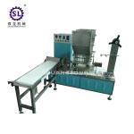 Single piece drinking straw packing and wrapping machine