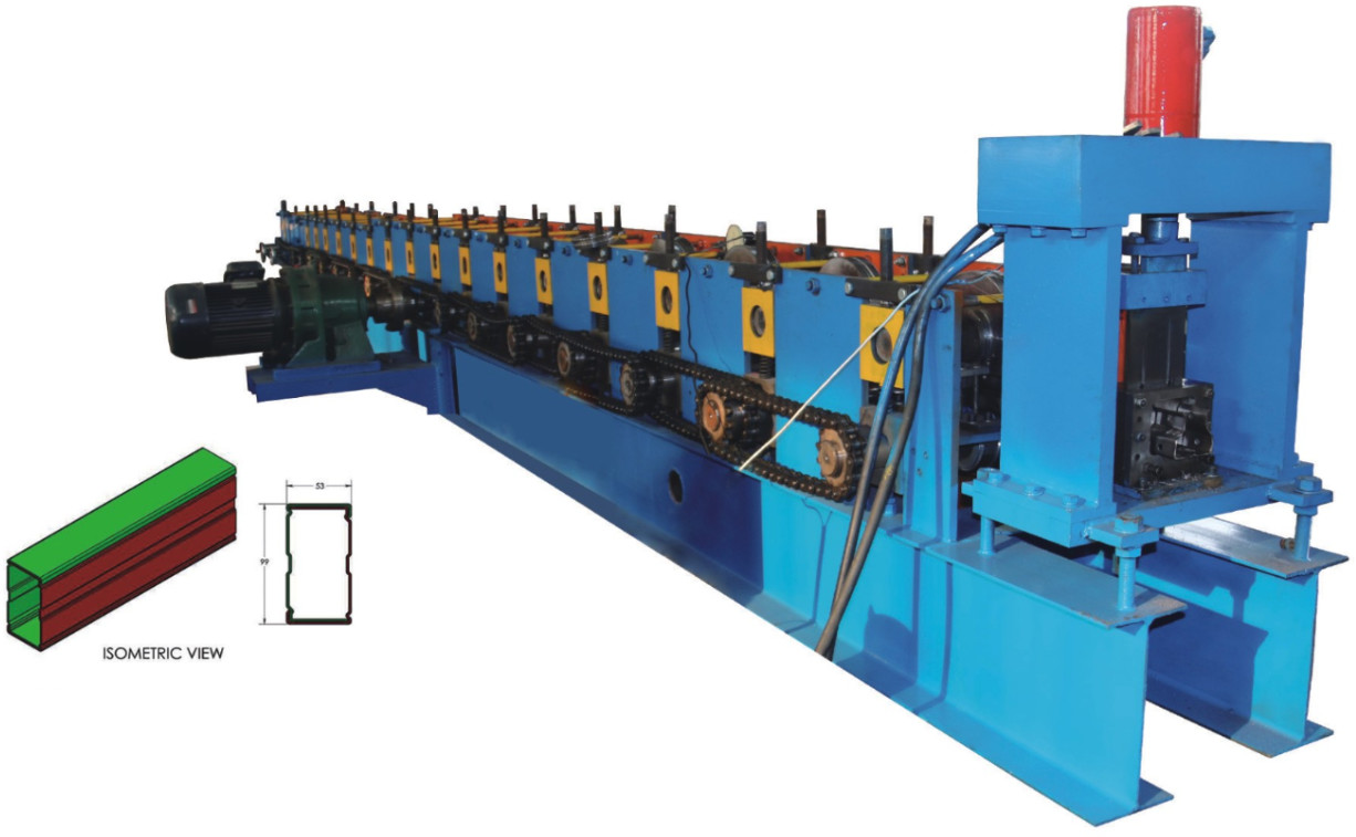 Buy cheap 4.5T Storage Rack Roll Forming Machine 5.5KW For Aluminium Plate product