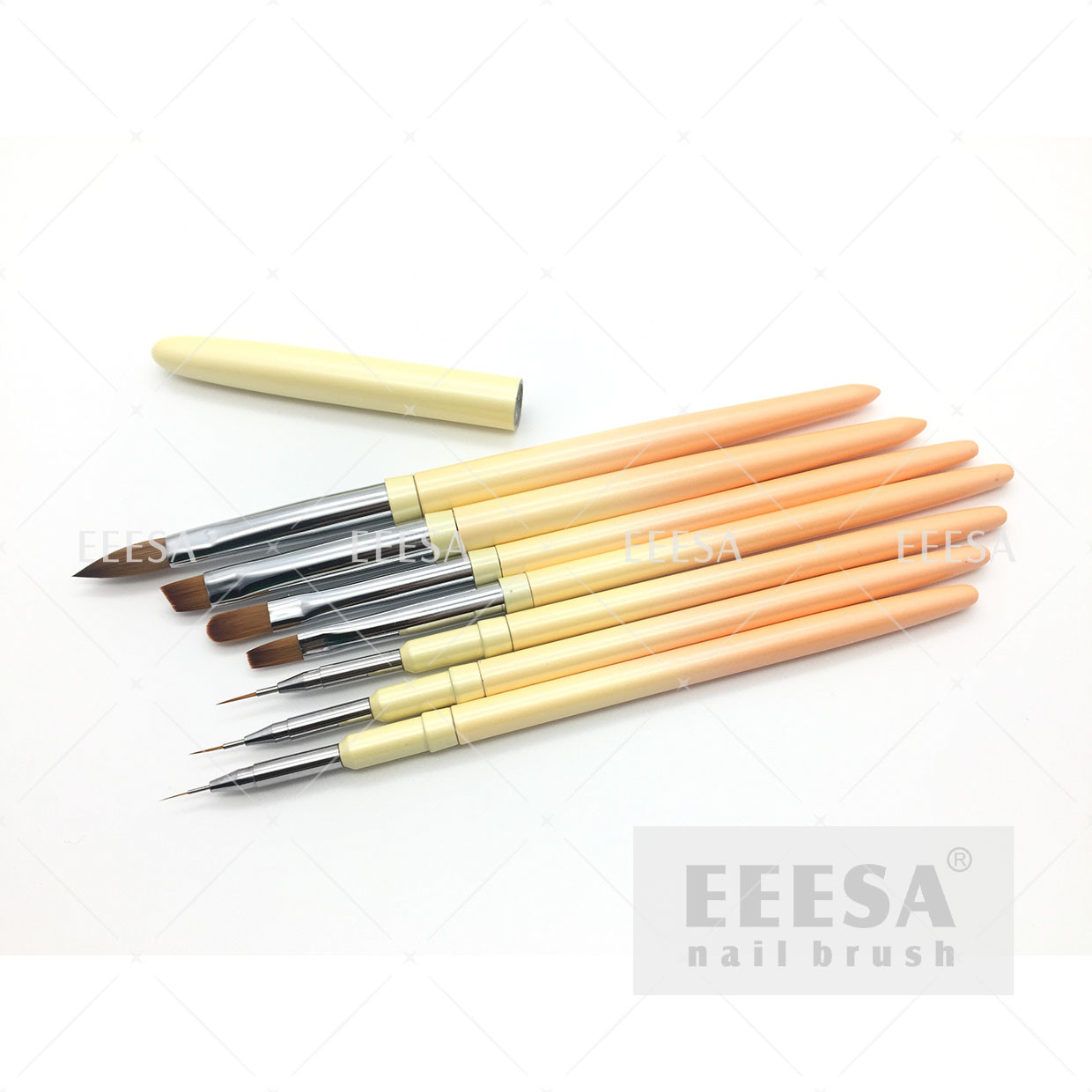 Buy cheap Customized Ombre Nail Brush Set No Deformation Stable Performance product