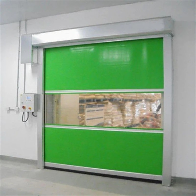 Buy cheap 2m/S Opening Rolling PVC Fast Action Rapid Rise Industrial Sectional Doors For Interior product