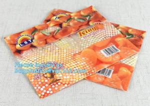 Buy cheap fresh fruit packaging bag holes/OPP/CPP transparent standing fresh fruit bag with holes, K slider storage bag product