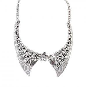 China Europe and the United States Exaggerated Full Diamond False Collar Necklace on sale