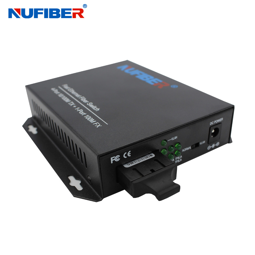 Buy cheap 100M Dual Fiber Optical Fiber Switch Tx To Fx Support MAC Self Learning product