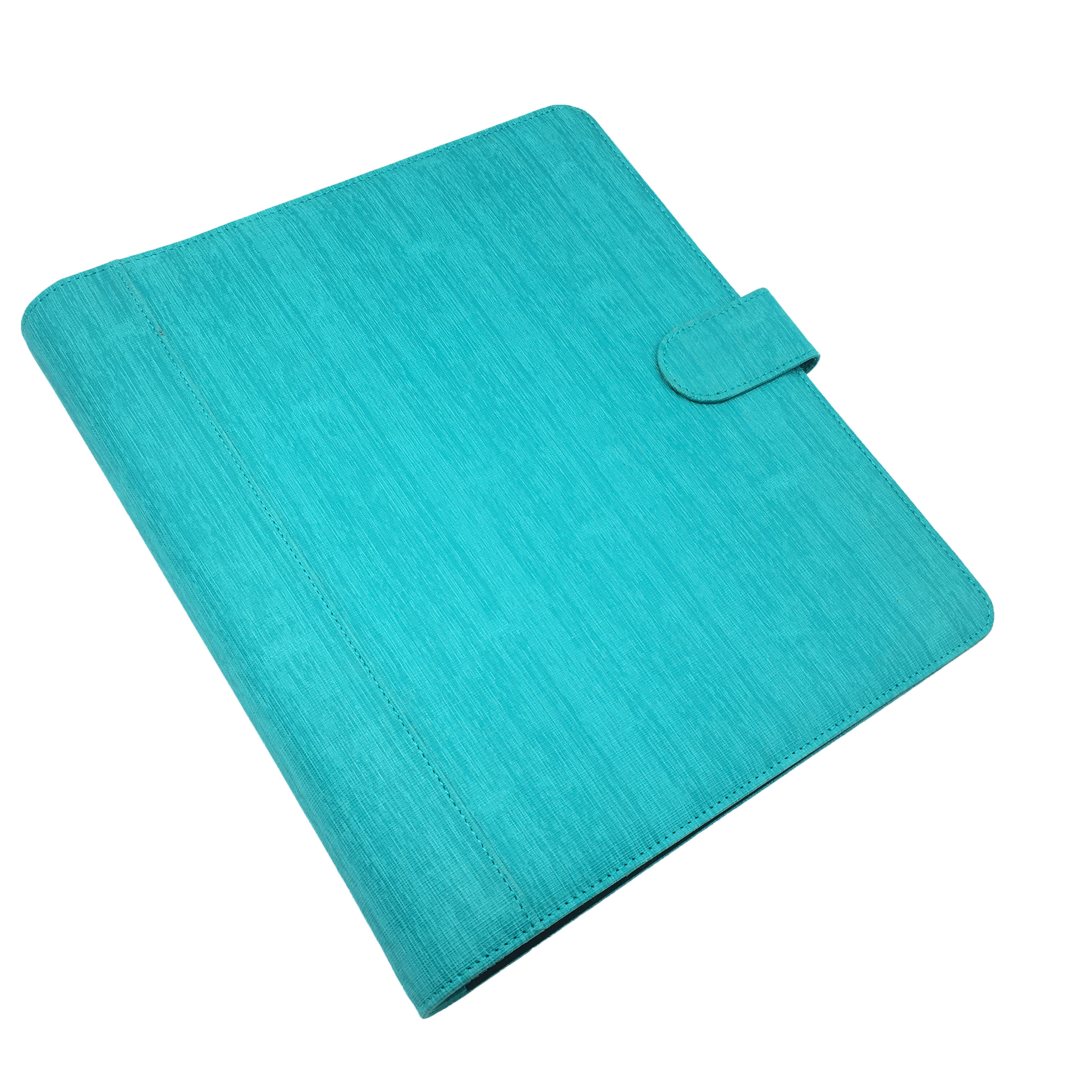 Buy cheap Office Green Leather Ring Binder 100sheets School A4 File Folder 80gsm 0.35KG product