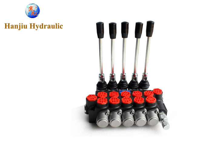 China 5bank Hydraulic Valve 40Liters Car Transports Monoblock Valve For Car Carrier Trailer on sale