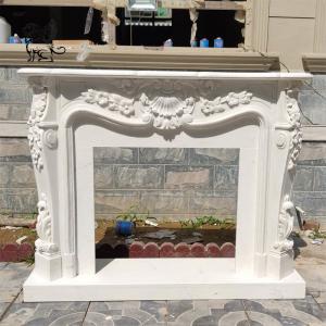 Buy cheap Marble Fireplace Louise XIV French Surround Freestanding Fireproof Stone Carving product