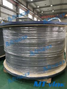 China BA Surface Nickel Alloy Steel Tube , Nickel Alloy Tubing 12.7x1.65mm Alloy 825 / N08825 on sale