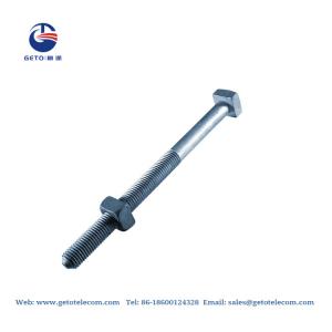 Buy cheap HDG MB Machine ISO 9001 Square Head Nuts And Bolts product