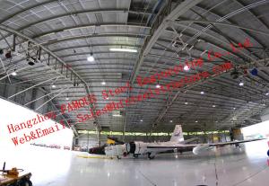 Buy cheap Waterproof Insulated Prefabricated Steel Structure Aircraft Hangar For Private Usage product