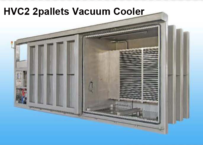 Mushroom Vacuum Cooling Machine / 2 Pallets Fruit Vegetable hydro Vacuum Coolers