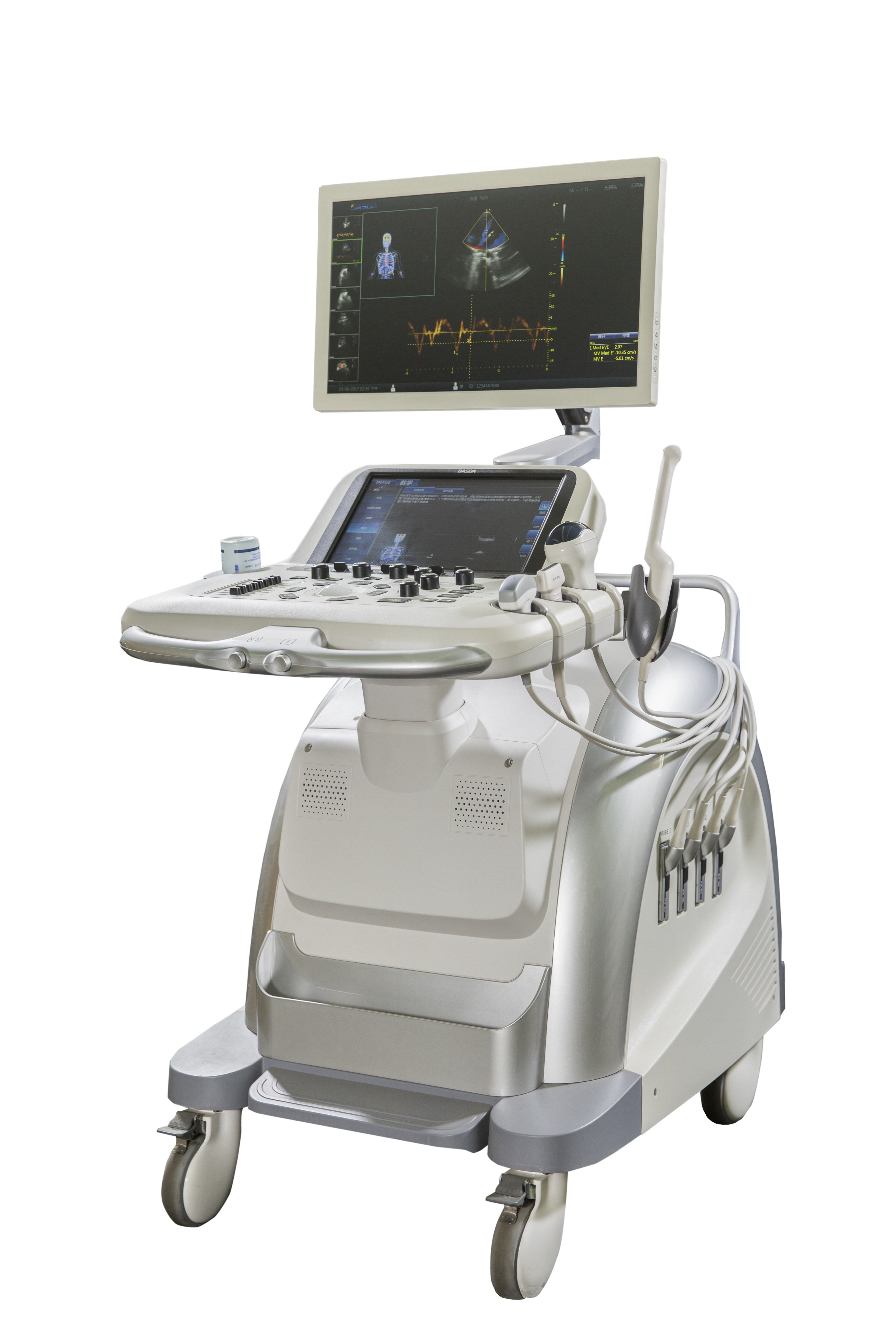 Buy cheap 4 Sockets 220Volt 3D Ultrasound Pregnancy Color Ultrasound 4D Ultrasound Doppler Machine BTH-300S product