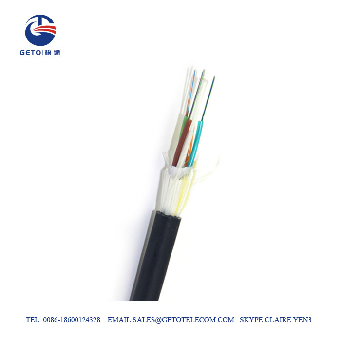 Buy cheap SM ADSS Metallic Wire G657A 12 Fiber Optic Cable product