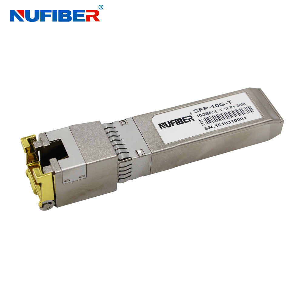 Buy cheap SFP-10G-T 10G Copper Module 30meters 10G RJ45 Ethernet SFP Module Compatible with Alcatel product
