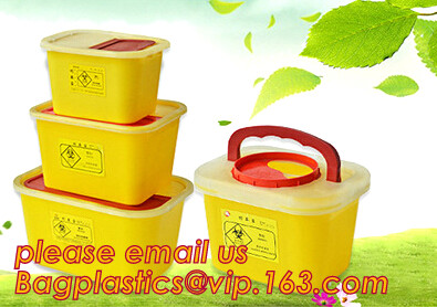 Buy cheap BIOHAZARD WASTE CONTAINERS, PLASTIC STORAGE BOX, MEDICAL TOOL BOX, SHARP CONTAINER, SAFETY BOX, Disposable Hospital Bioh product