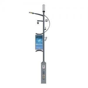 Buy cheap Outdoor P4 P5 P6 P8 waterproof advertising smart pole street light pole led displays with wireless control product