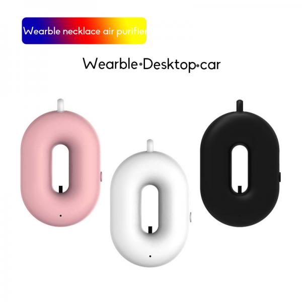 Ozone Hepa Uv Portable Home Ionizer Personal Necklace Wearable Car Air Purifier