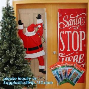 Buy cheap China supplier Party Accessory Happy Christmas House Decoration Door Cover door poster,door covers for christmas decorat product