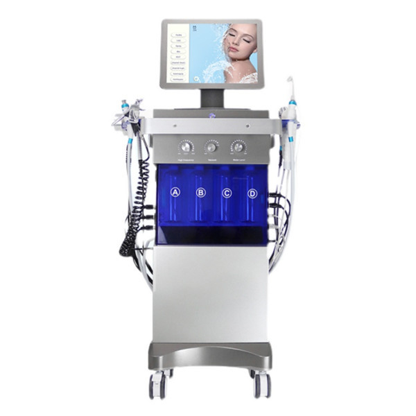Hydro Facial Q Switch Nd Yag Laser Tattoo Removal Machine Ultrasonic Dermabrasion Device for sale