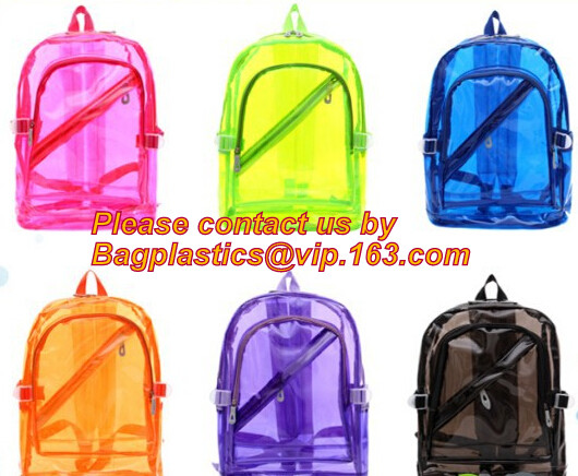 Buy cheap Backpack Bag Casual Backpack For Women, outdoor clear pvc plastic backpack, school travel backpack with padded shoulder product