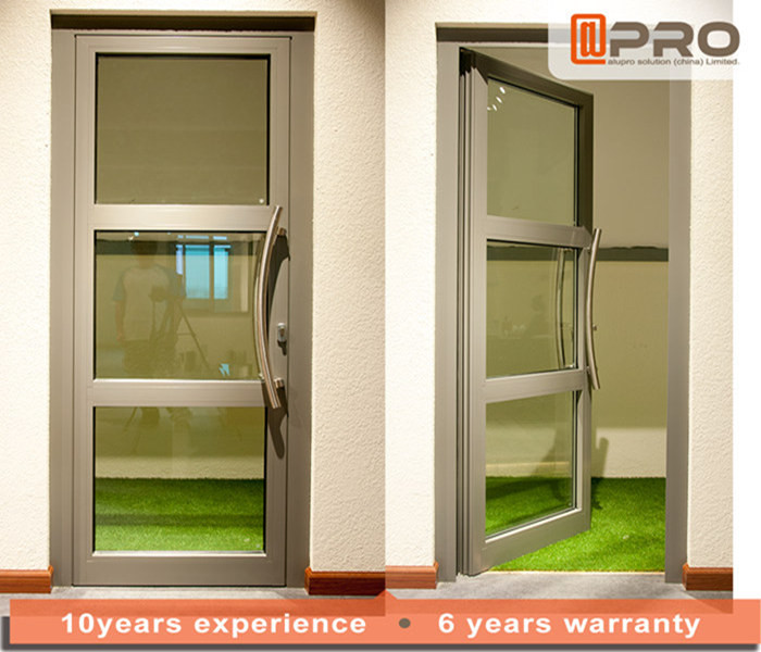 Buy cheap Single Pane Internal Aluminium Glass Doors For Residential House Color Optional Types of hinges Doors Hinges Doors price product