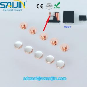 China AgCdO silver bimetallic movable contact rivet electrical contact point for Switch on sale