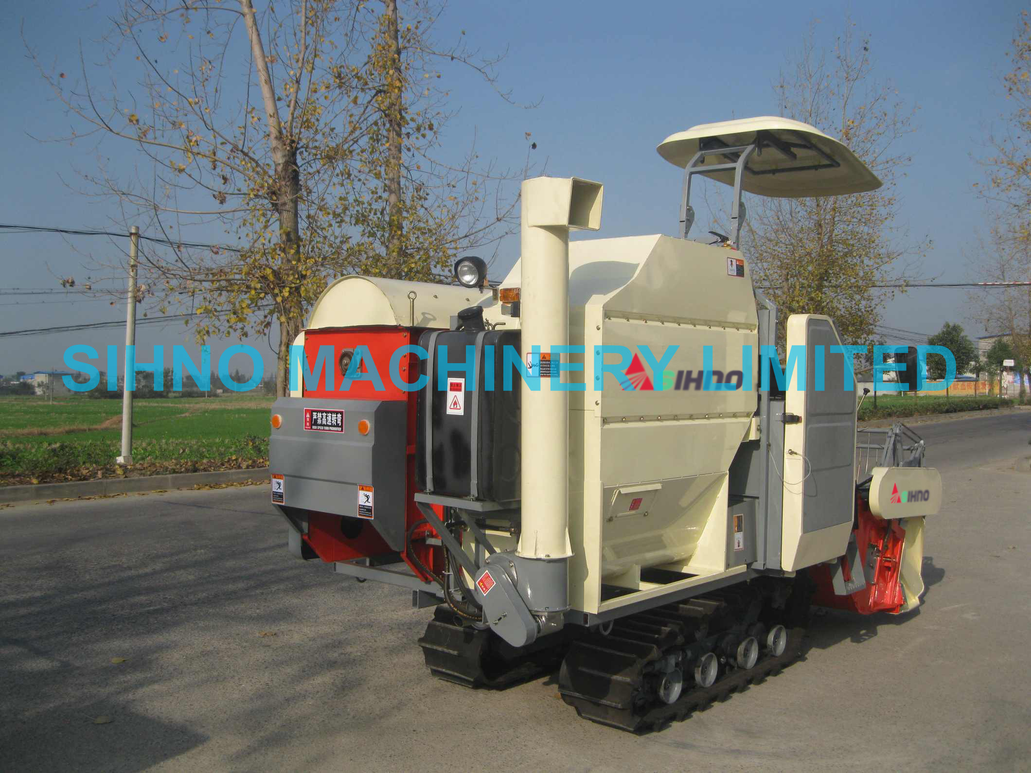 Buy cheap SIHNO 4LZ-2.2Z Full Feed Rice Wheat Combine Harvester product