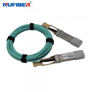 Buy cheap OM3 100G Active Optical Cables QSFP28 To QSFP28 Cable Length Customized product