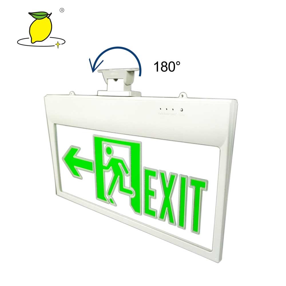 Buy cheap ABS Frame Engraved Pattern 50hz LED Emergency Exit Sign product