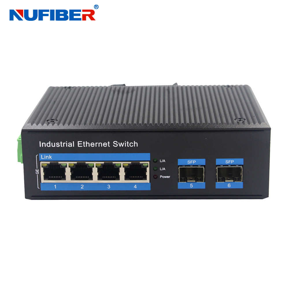 Buy cheap Lightning Protection Unmanaged Industrial Switch 1000M Din Rail Ethernet Switch product