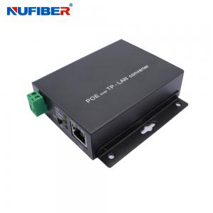 Buy cheap 10/100M POE Ethernet Over Coaxial Extender , POE RJ45 To Coax Converter product