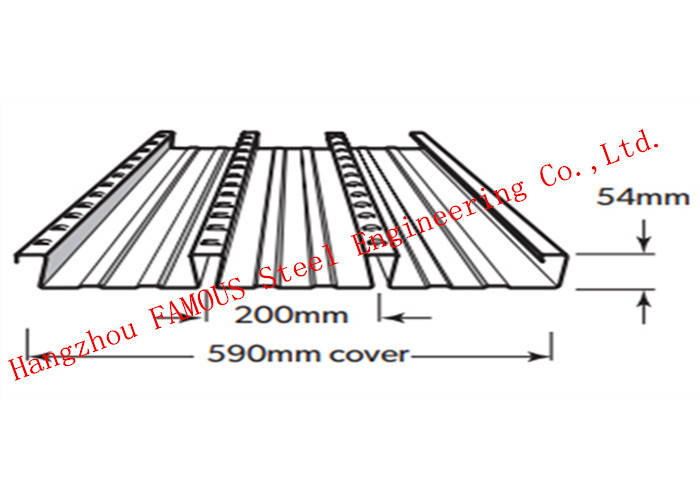 Buy cheap Bondek Alternative Structural Steel Deck For Concrete Construction Formworks product