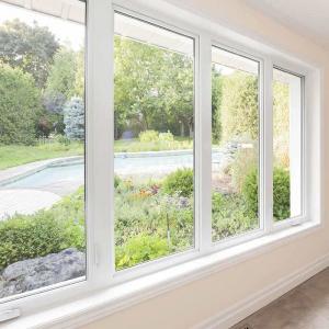 Buy cheap Thermal Break 3 Track Aluminium Sliding Windows With Smooth Lines And Clear Ridges product