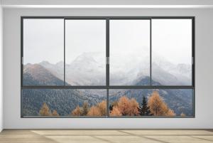Buy cheap Two Three Track Narrow Sliding Window European Style Double Tempered Glazing product