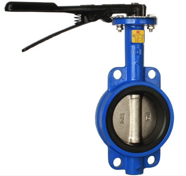China 2~32 Wafer Type Metal Seat Butterfly Valve WCB CF8 CF8M API 609 MSS SP-67 on sale