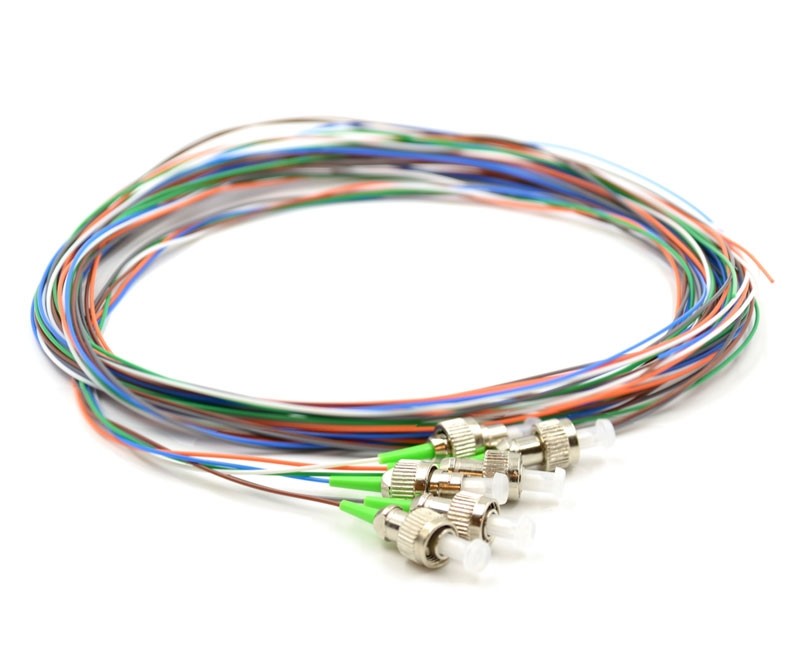 Buy cheap Indoor Terminated Fiber Optic Pigtail FC APC Low Insertion Loss Custom Length product