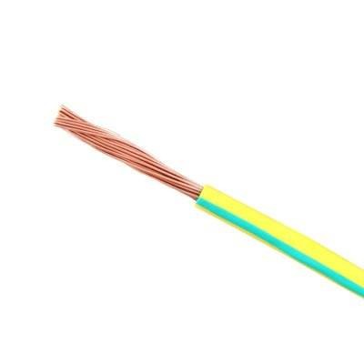 Buy cheap 1mm2 1.5mm2 2.5mm2 4mm2 6mm2 yellow green earth grounding cable pvc insulated electrical sheath wire product