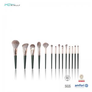 Buy cheap Foundation 11pcs Wooden Handle Makeup Brushes Blending Contour product