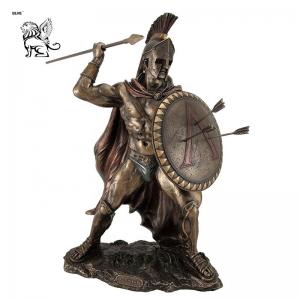 Buy cheap Spartan Warrior Sculpture Bronze Garden Statues Life Size Metal Craft product