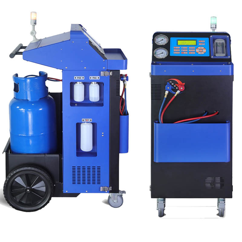 Buy cheap Cars A/C Cleaning R134a Refrigerant Recovery Machine Unit With Sight Glass from wholesalers