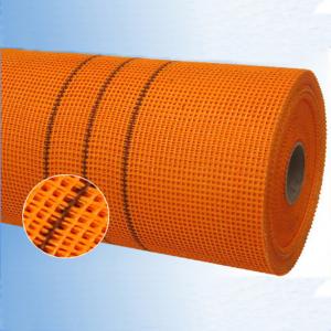 Buy cheap Orange Alkali Resistant EIFS Fiberglass Mesh 4x4mm product
