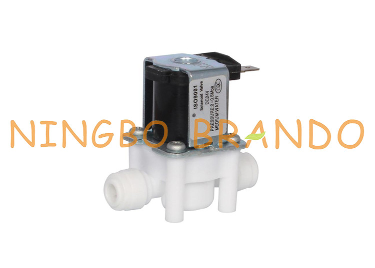 China 1/4'' 24VDC Domestic POM Plastic RO Solenoid Valve For Water Purifier on sale