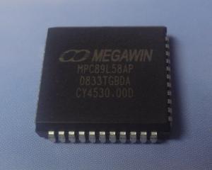 Buy cheap 89 Series Megawin 8051 MCU microprocessor 89L58AP 63KB Flash ROM product