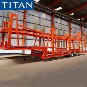 China 7 Car Carrier Trailer Double Deck Car Transport Trailer for Sale on sale