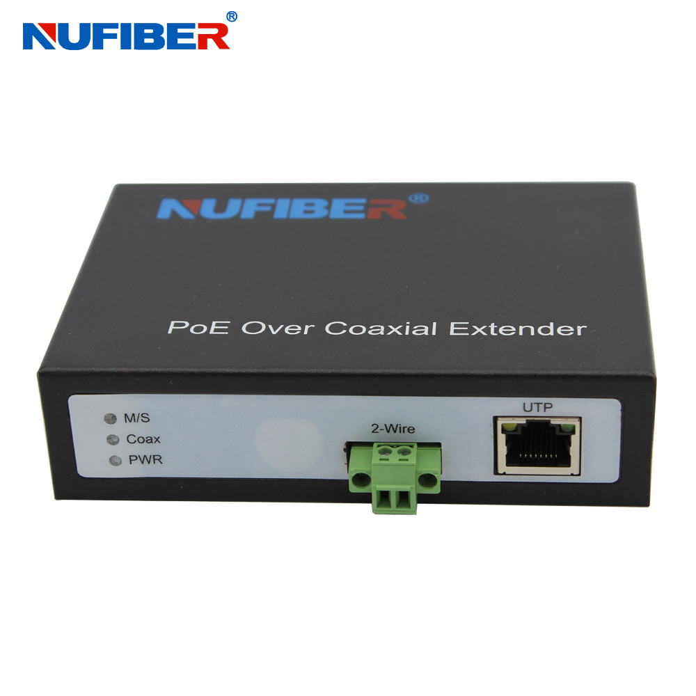 Buy cheap 10M 100M POE EOC 2 Wire Ethernet over Coaxial Extender For Elevator CCTV product