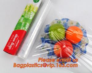 Buy cheap Waterproof transparent pe pvc 12mic 30cm customized food wrap,China stretch cling wrap manufacturer pe food wrap with product