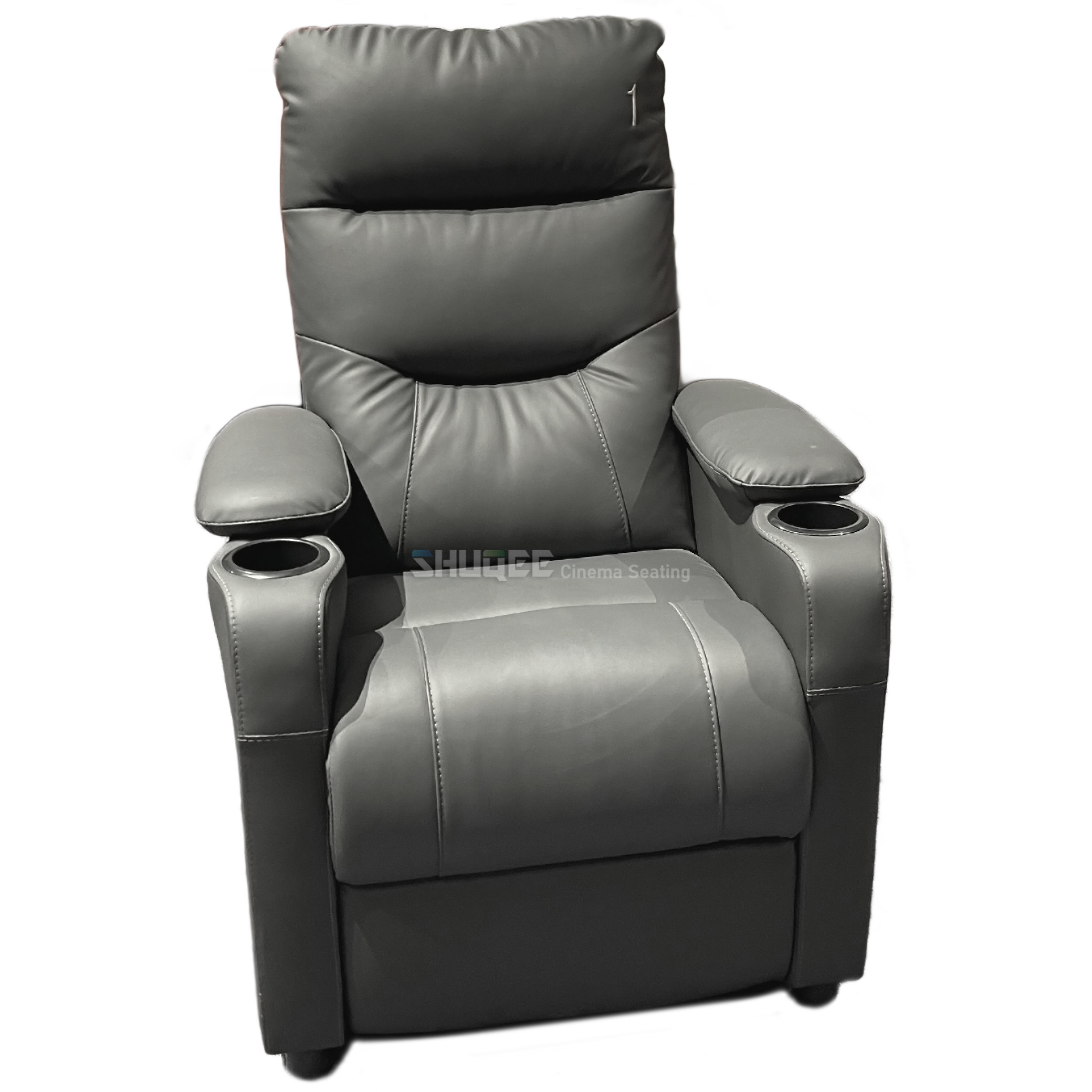 Buy cheap Modern Leather Home Theater Sofa Seating Multi color with Recline Function product