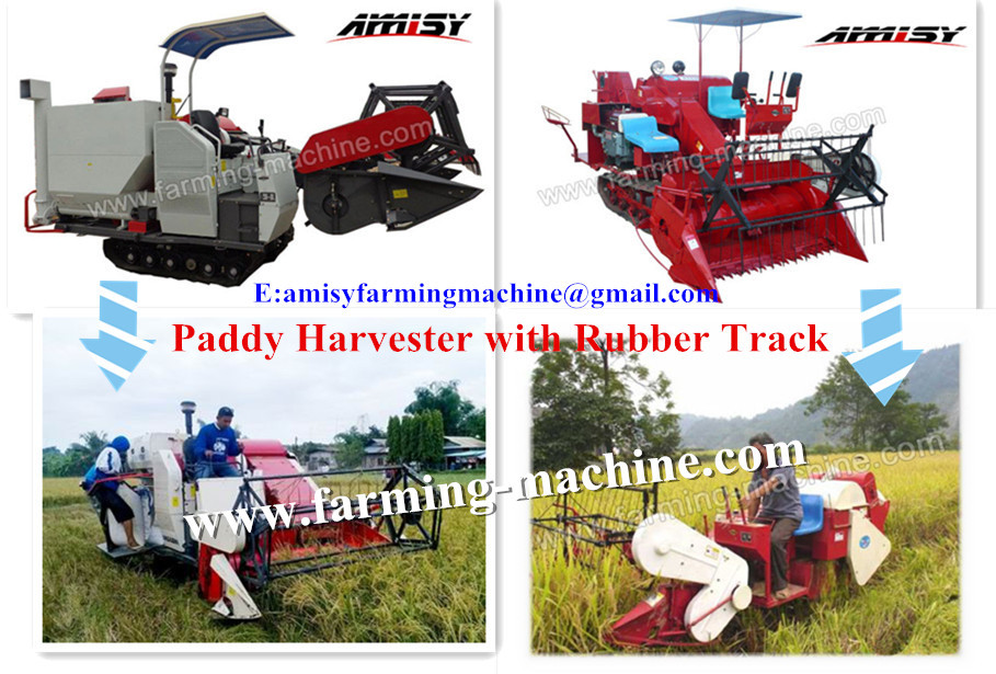 Buy cheap Paddy Combined Harvester with rubber track from wholesalers