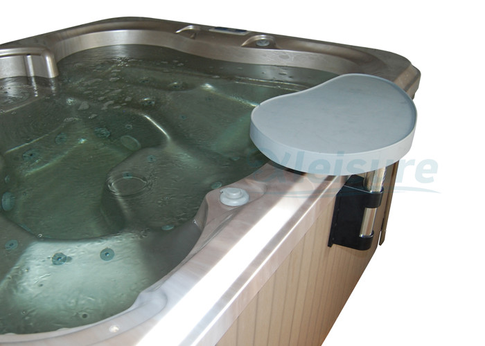 Quality Waterproof Hot Tub Side Table Grey Screw On Spa Bar Long Service Life for sale