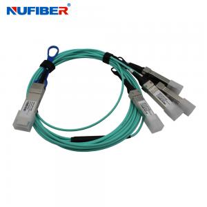 Buy cheap QSFP To 4x10G 40G Sfp+ Aoc Cable 1m 5m With LC Connector product