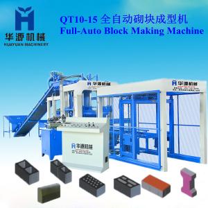 China QT10-15 high capacity fly ash brick making machine price in india on sale
